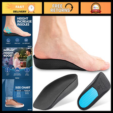 1 Inch Heel Lift Insoles for Men  Women, Comfortable Height Increase Shoe Inser