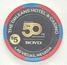 Orleans Casino $5 Chip Las Vegas Nevada Boyd ...