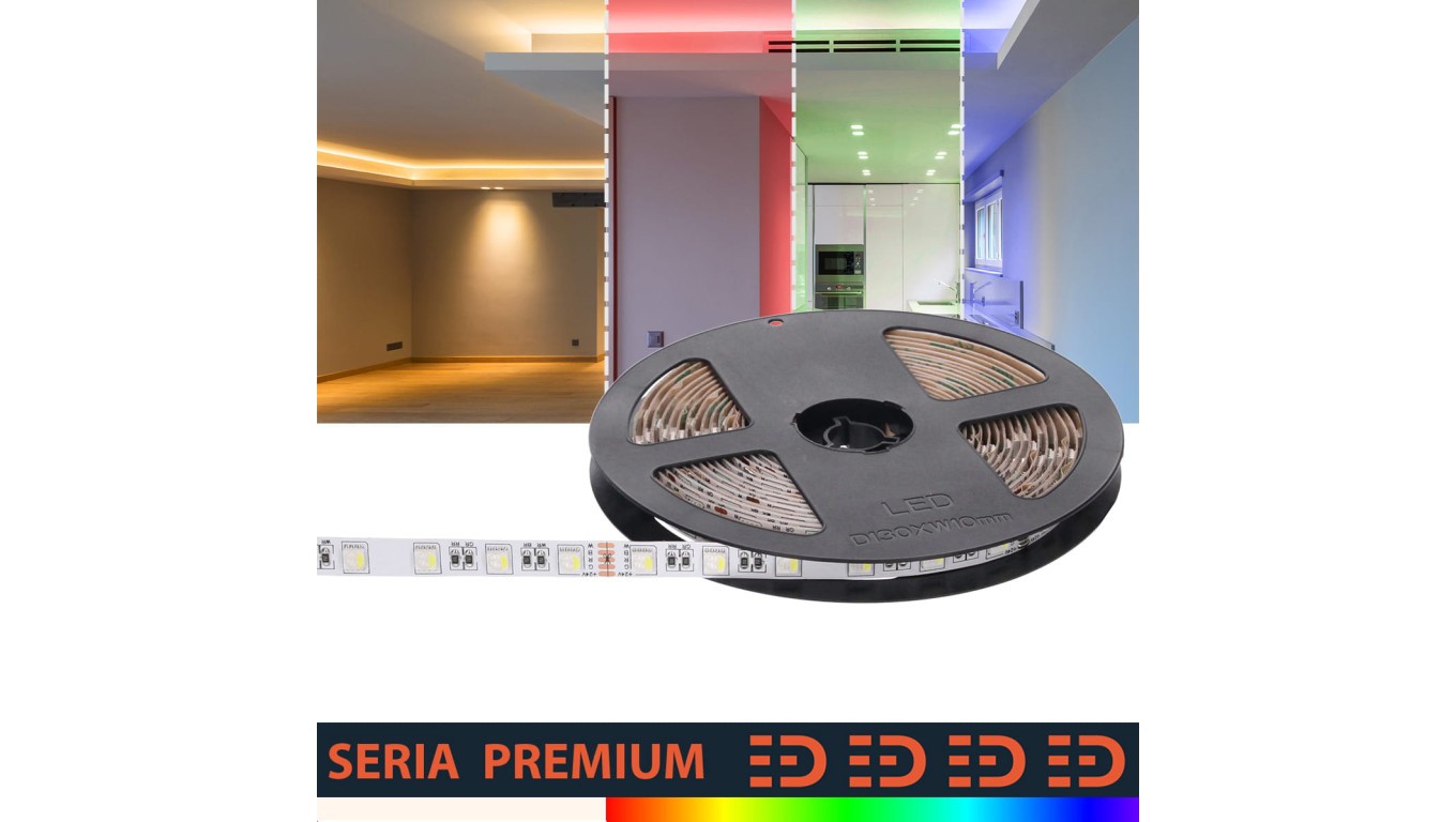 Tama Premium 24V 60led RGBWW 4w1 SMD5050 10 PL3Y wyc Премиум-класса 24090₽