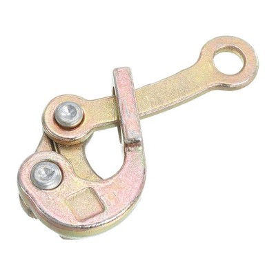 0.5T Cable Grip Wire Grip Puller 14cm Steel for Wire Rope Cable(Gold) 1PCS
