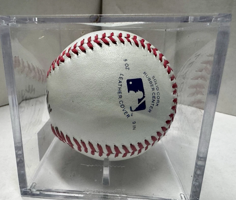 Jason Jennings Autographed Baseball 2002 ROY, Colorado Rockies, Astros, Rangers Foto 3 de 4