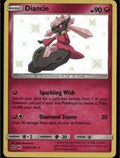 Diancie Shiny Holo Rare Hidden Fates: Shiny Vault SV36/SV94 Fairy Holofoil Pokem