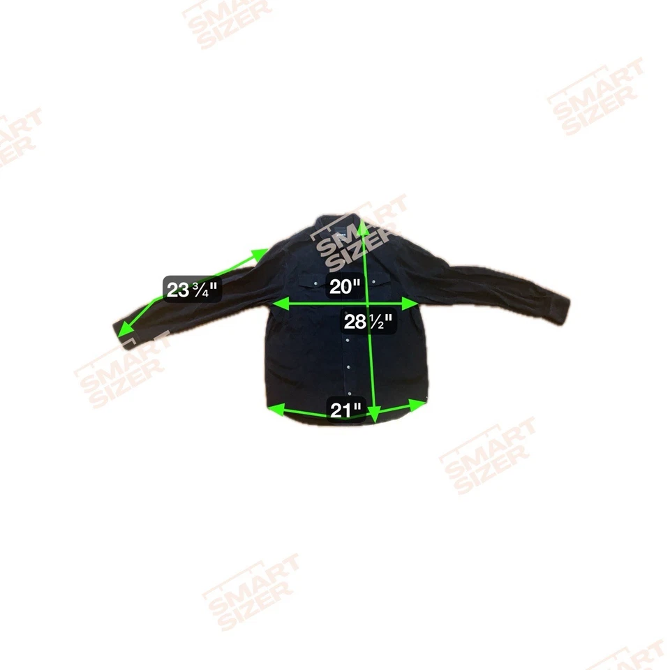 Prana Mens Long Sleeve Small Black Corduroy Pearl Snap Western Casual Comfy Cozy - Image 2 of 4