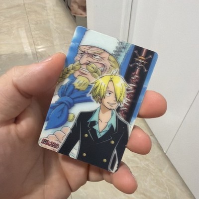 Sanji No. 228 SP 3D Insert One Piece Bandai Gumica Wafer Card Japan 2005