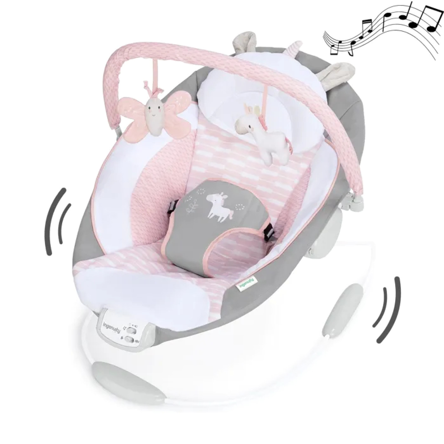Transat bébé Ingenuity musical pour apaiser les coliques et favoriser le sommeil de bébé