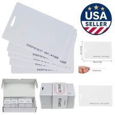 Reliable 100-Piece Set of 125KHz Proximity Cards for Seamless Access Control