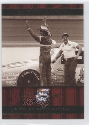 2010 Press Pass Class of Milestone Moments Gold Richard Petty #NHOF29 HOF 0e3