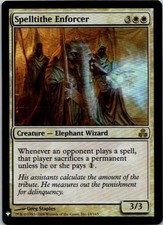 MTG Magic The Gathering Spelltithe Enforcer Foil Played See Scan B