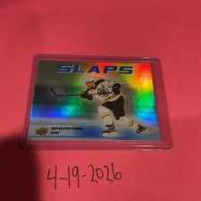 2025-26 Upper Deck Series 2 Slaps Insert #SL-18 David Pastrnak Bruins