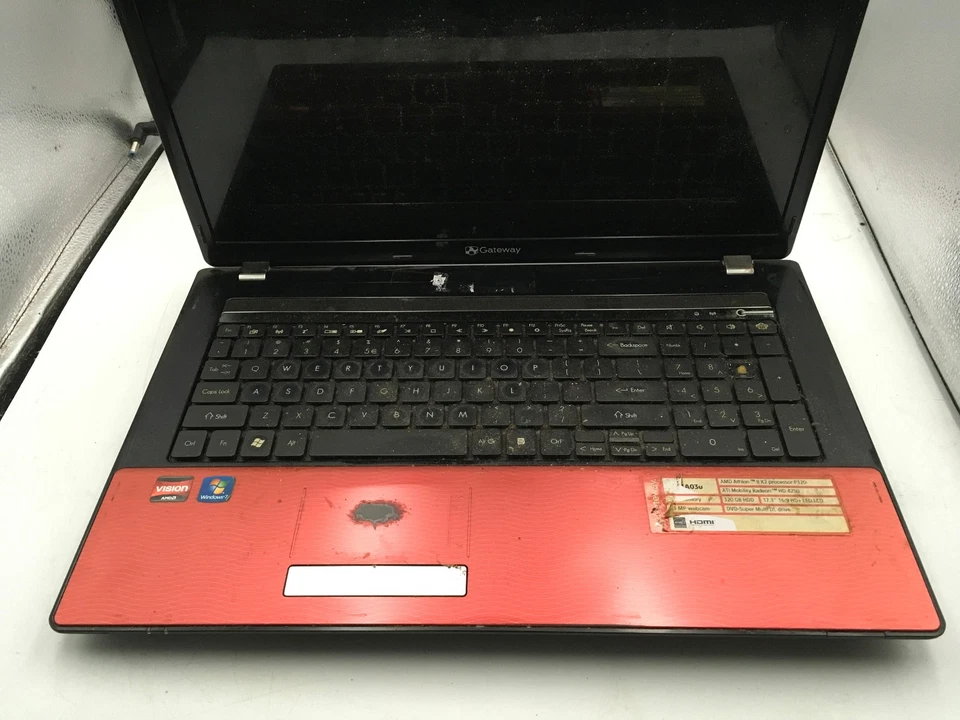 GATEWAY MS2291 - FOR PARTS/NO POWER - AMD Athlon II P320 - 4GB RAM -17"-READ- BB - Image 3 of 4