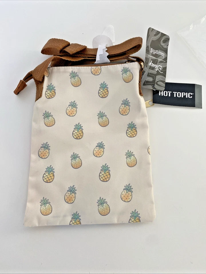 Loungefly Disney STITCH Coconut Pineapple Passport Crossbody Bag - Image 2 of 4