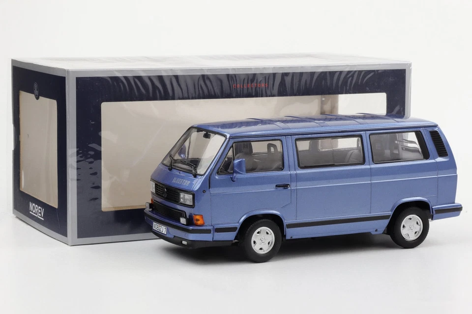 1:18 Norev Volkswagen Bus T3 Bluestar 1990 Limited Diecast 188540 - Image 3 of 4