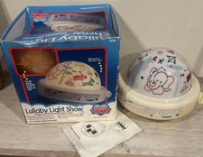 Vintage 1987 TOMY LULLABY LIGHT SHOW MUSICAL  PROJECTION BABY NIGHT LIGHT WBOX