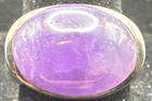 VTG. Signed ESPO SIG 925 Sterling Silver Lavender Jade Ring Size 8.5/10.45 Grams