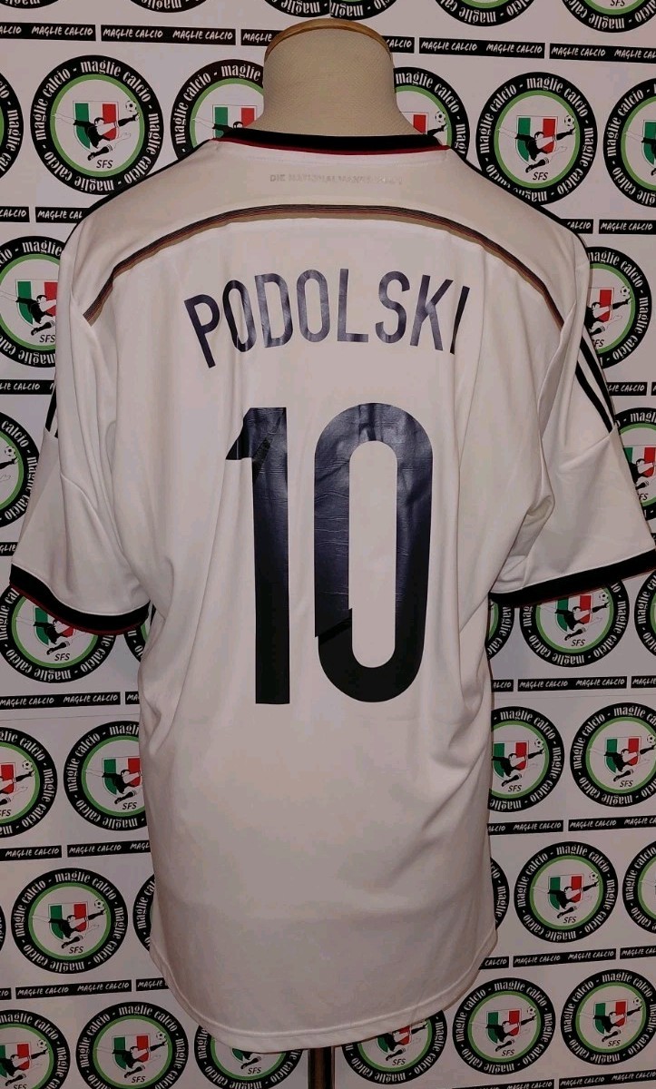 PODOLSKI 2015 GERMANY SHIRT MAGLIA CALCIO FOOTBALL SOCCER TRIKOT MAILLOT JERSEY