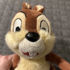 Disney Parks Chip  Dale Chipmunk 9" Chip Plush Stuffed Animals Vintage
