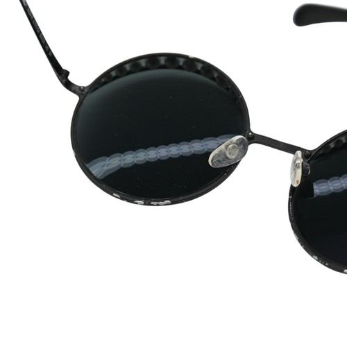 CHANEL 4234H Round Pearl Black Gray Gradient Sunglasses - Picture 6 of 15