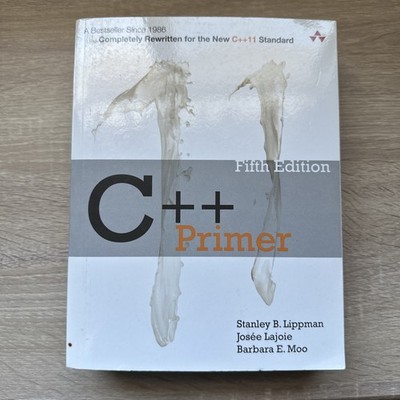 C++ Primer (Fifth Edition), Stanely B. Lippman + Pre-Owned Very Good Condition