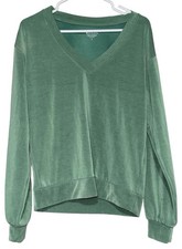 Athleta Sweatshirt Womens S Seasoft Willow V Neck Cozy Soft Loose Lounge