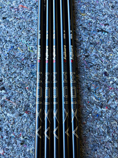 Fujikura axiom 125x graphite iron shafts .355 tapered tip