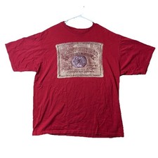 Vintage Tommy Hilfiger 90s Red Flag Logo T-Shirt Made in USA Size L Fits XL