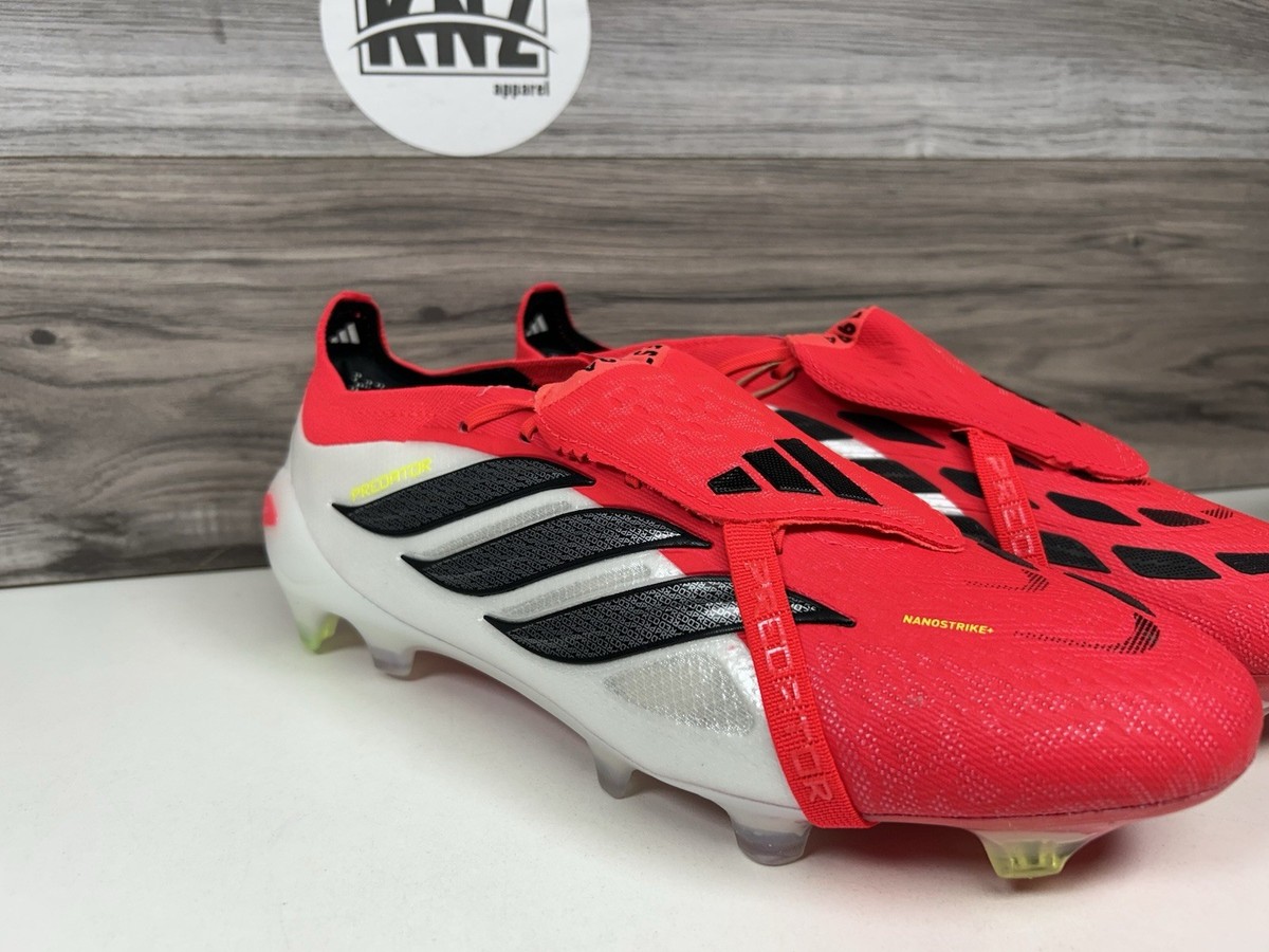 Adidas PREDATOR ELITE FT FG Lucid Red Black White Soccer Cleats