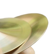 2PCS Hand Cymbals Copper Excellent Sound Quality Easy Grip Educational For VRYH