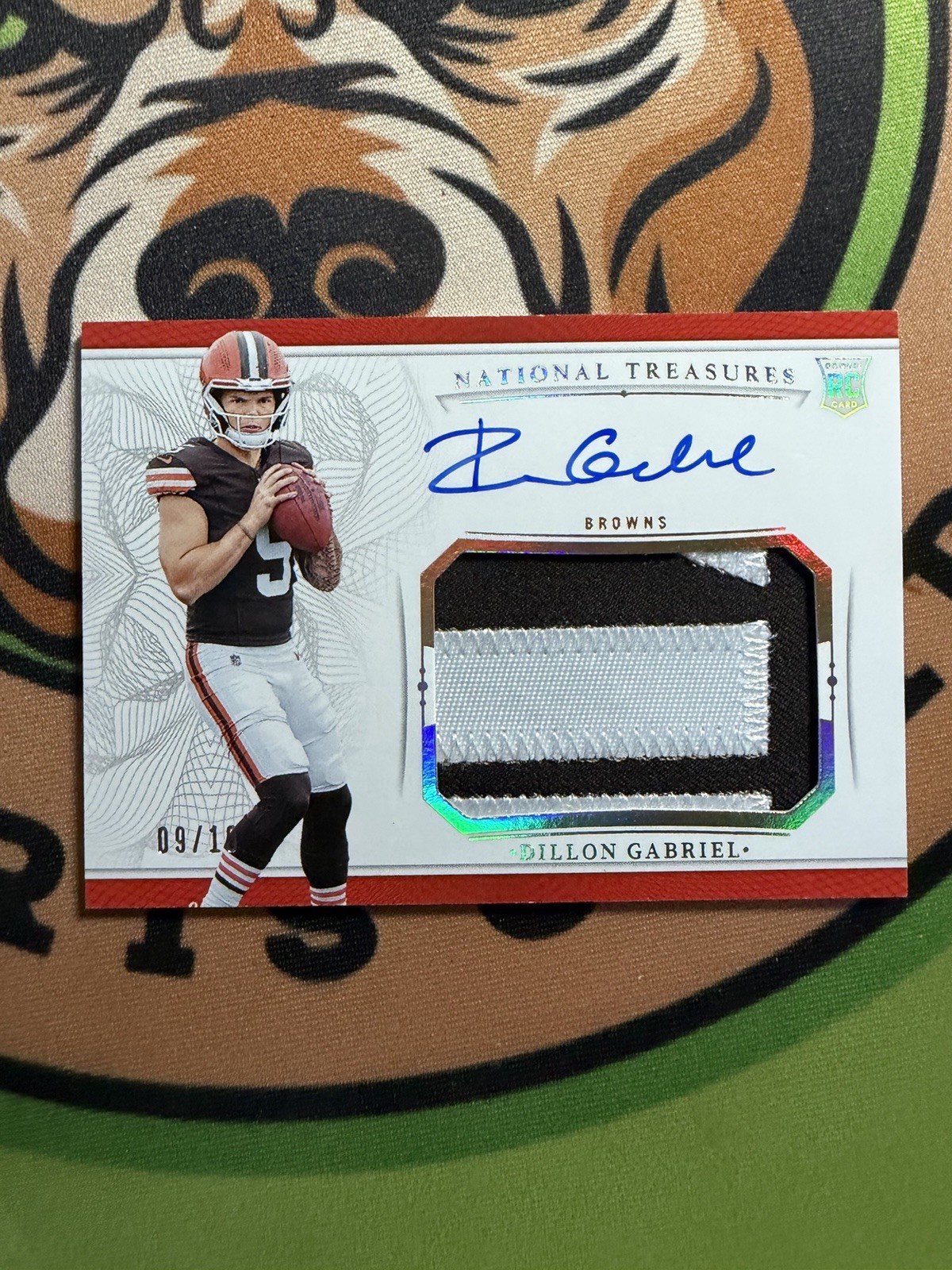 2025-26 Panini National Treasures Dillon Gabriel Rookie Patch Autograph  /10 RPA