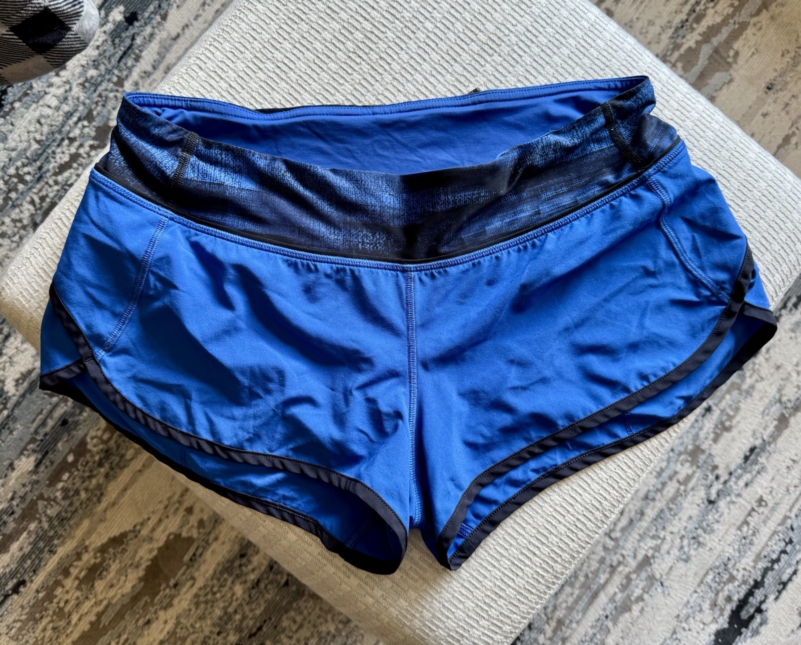Lululemon Women's Size 8 Athletic Shorts with Built-In Briefs and Drawstring