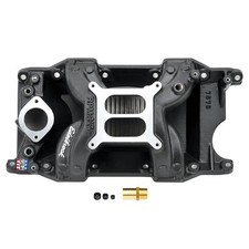Edelbrock Intake Manifold 75763 Rpm Air-gap Black Aluminum For La Mopar