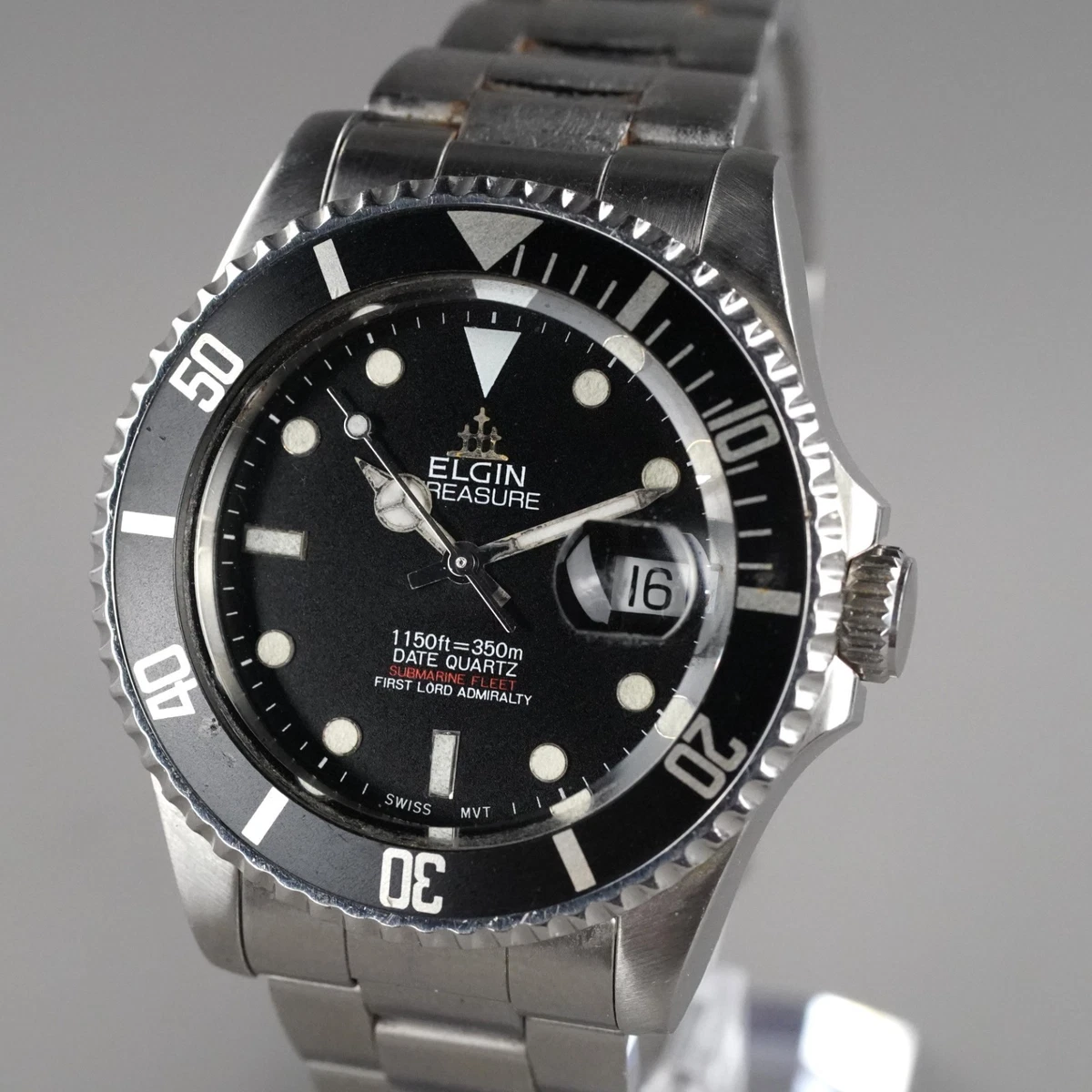 Elgin Wristwatches with Rotating Bezel for sale | eBay