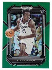 2023 Adama Sanogo Panini Prizm Draft Picks Green Prizm Rookie - Chicago Bulls