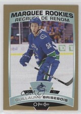 2019 O-Pee-Chee Marquee Rookies Gold Border Glossy Guillaume Brisebois #509 t3w