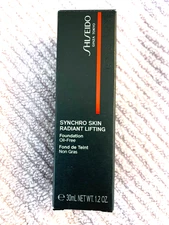 SHISEIDO ~ SYNCHRO SKIN RADIANT LIFTING FOUNDATION ~ # 240 QUARTZ ~ 1.2 OZ