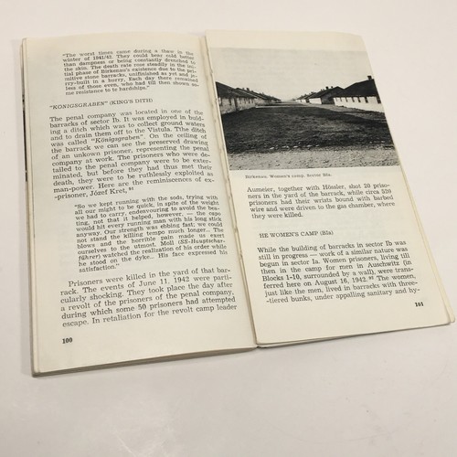 Vintage 1974 Auschwitz 1940-1945 Guide Book Through the Museum PB -loose page - Picture 19 of 23