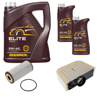 FEBI BILSTEIN Inspektionspaket 7L MANNOL Elite 5W-40 für Audi Q7 4M 2.0 TFSI