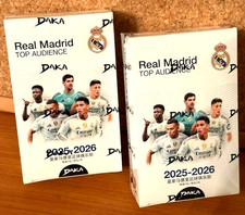 2024-25 DAKA REAL MADRID TEAM SOCCER TOP AUDIENCE 2 x FACTORY SEALED BOX LOT  A