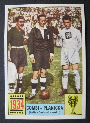 PANINI Mexico 70 1970 World Cup (Red) 1934 Combi Planicka *Fair/Good Condition*
