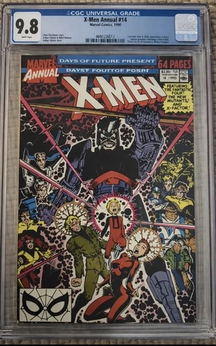 X-MEN ANNUAL #14 (Marvel, 1990) CGC Graded 9.8 ~ GAMBIT ~ White Pages