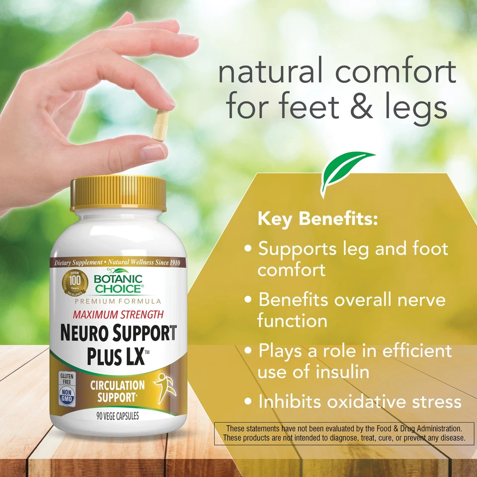 Botanic Choice Máxima Fuerza Neuro Support Plus® Lx Circulación Dietética Foto 4 de 4