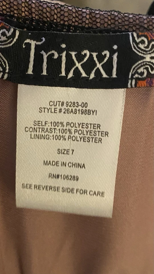 Y2k Womens Black Nude Babydoll Mesh Glitter Steampunk Grunge Emo Prom Dress Sz 7 - Image 3 of 4