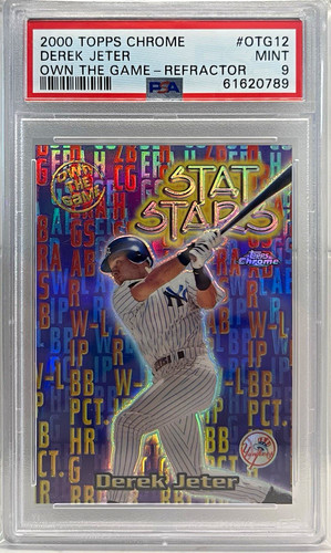 Derek Jeter 2000 Topps Chrome Own the Game Refractor PSA 9 New York Yankees