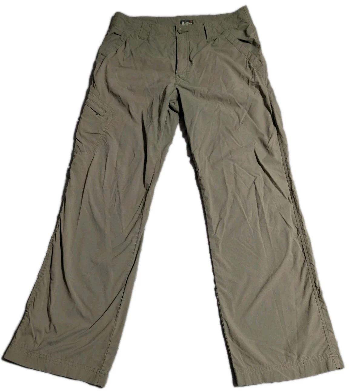 Royal Robbins Hiking Pants Mens 32x30 Tan Nylon Stretch Outdoor Travel