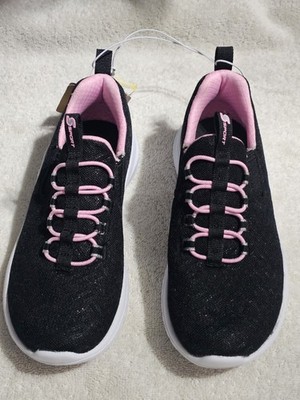 S Sport By Skechers Memory Foam Black & Pink.Sneakers  Girl  Size 13 New