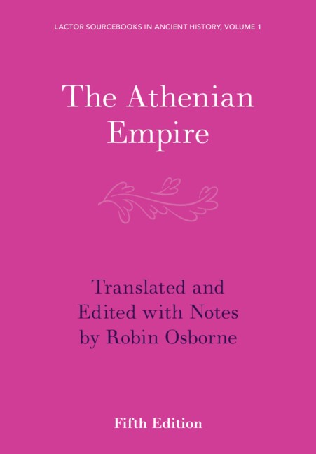 The Athenian Empire Osborne Paperback Cambridge University Press 5e
