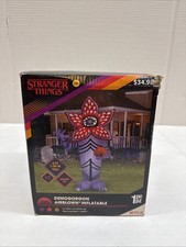 Stranger Things Demogorgon Halloween Air Blown Yard Inflatable 5ft by Gemmy- New