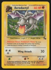 Aerodactyl 1/62 Unlimited Holo Rare Fossil Pokemon English MP on eBay