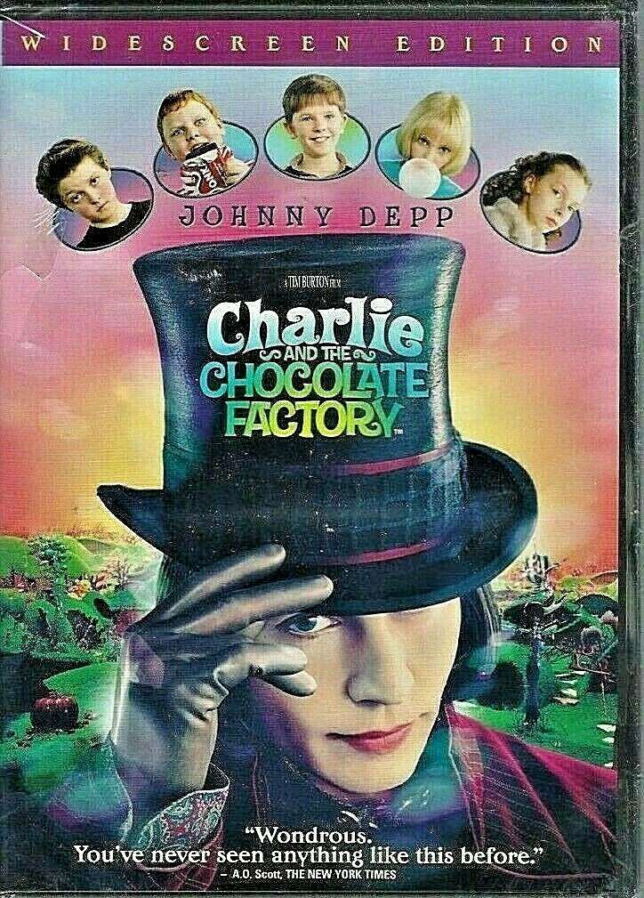 New & Sealed - Charlie and the Chocolate Factory (DVD, 2005