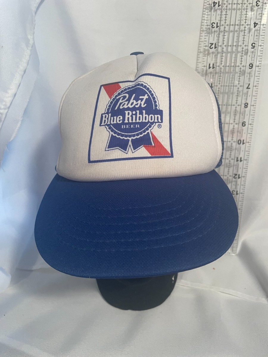 Pabst Blue Ribbon Snapback Trucker Hat Mesh Cap Vintage KAP II Broken  snapback