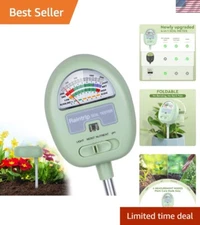 4-in-1 Soil Moisture Meter: Essential Tester for Plants, pH, Light & Nutrients